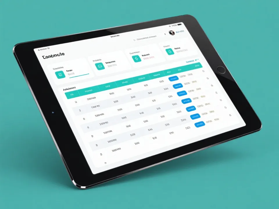 积分榜数据可视化示意图
